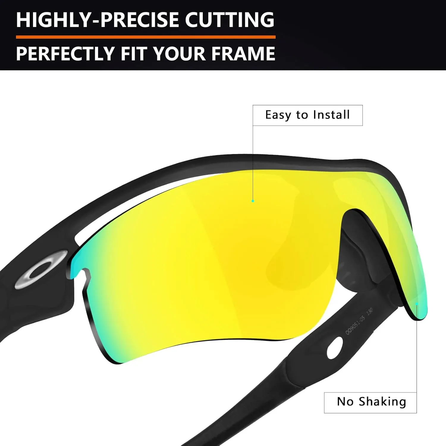 Alphax Polarized Replacement Lenses for Oakley Radar Path/Radar Path Asian Fit - Multiple Options