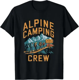 Alpine Camping Crew No Road No Problem Alpine Camping T-Shirt