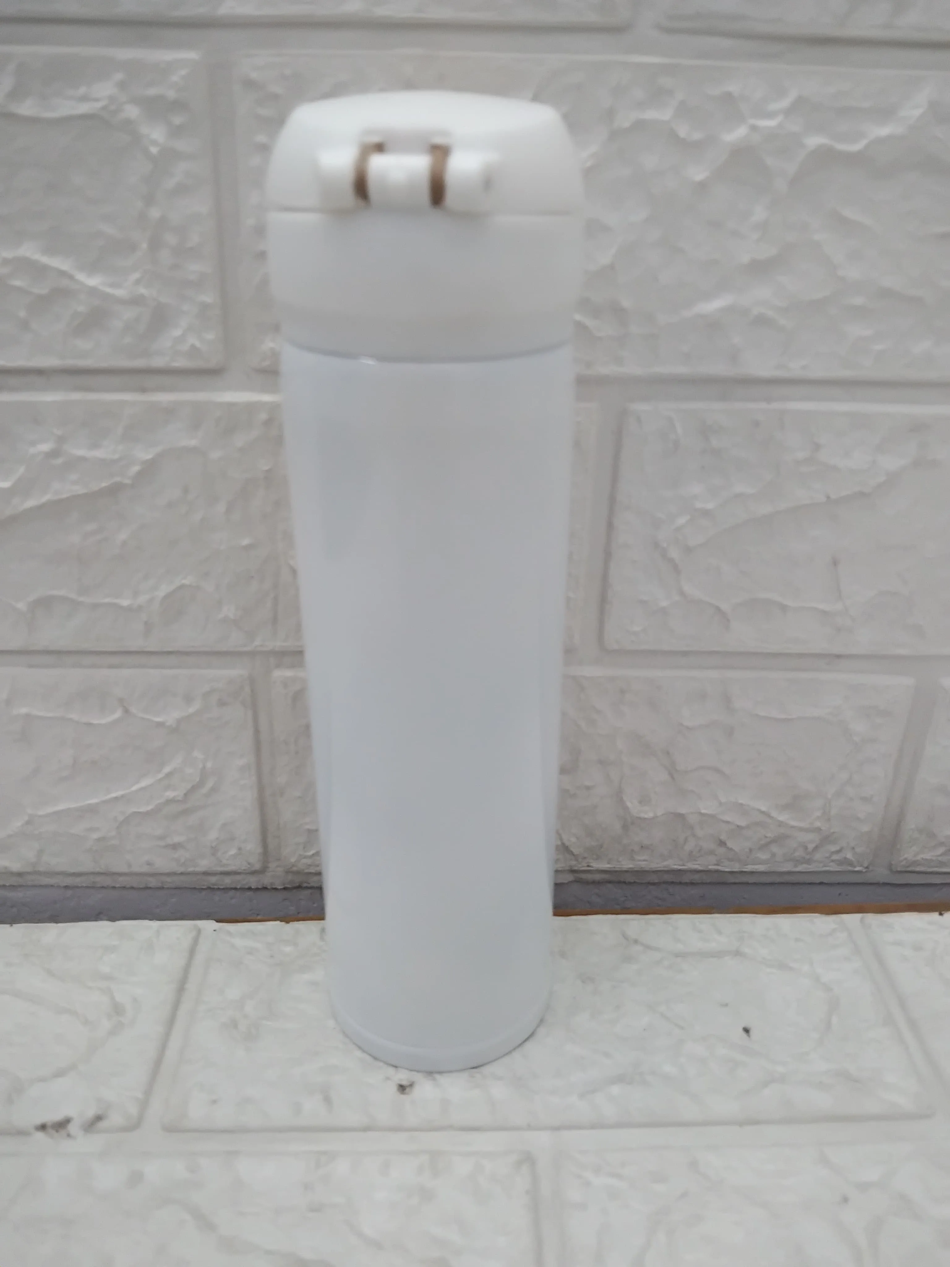 AM3740 Stainless Steel Kitty Insulated Water Bottle White 500ml 1 Pc