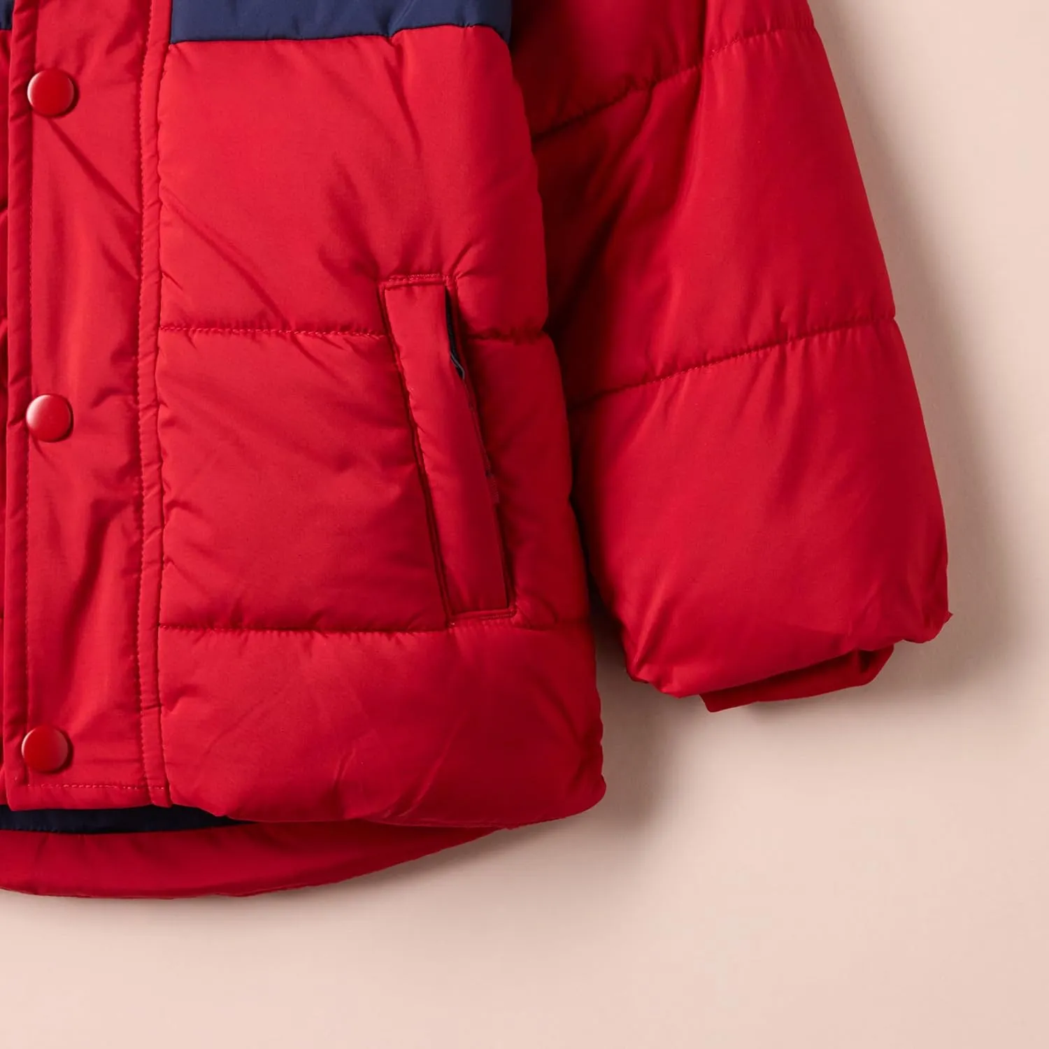 Amazon Essentials Babies, Toddlers, and Boys' Heavyweight Hooded Puffer Jacket