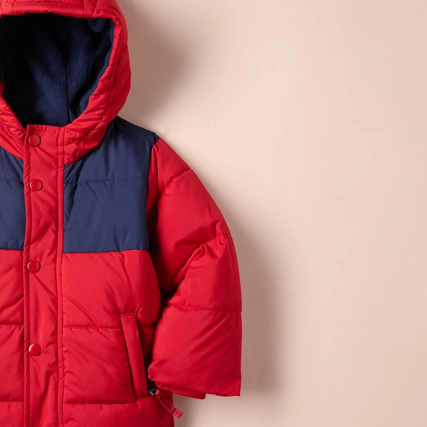 Amazon Essentials Babies, Toddlers, and Boys' Heavyweight Hooded Puffer Jacket