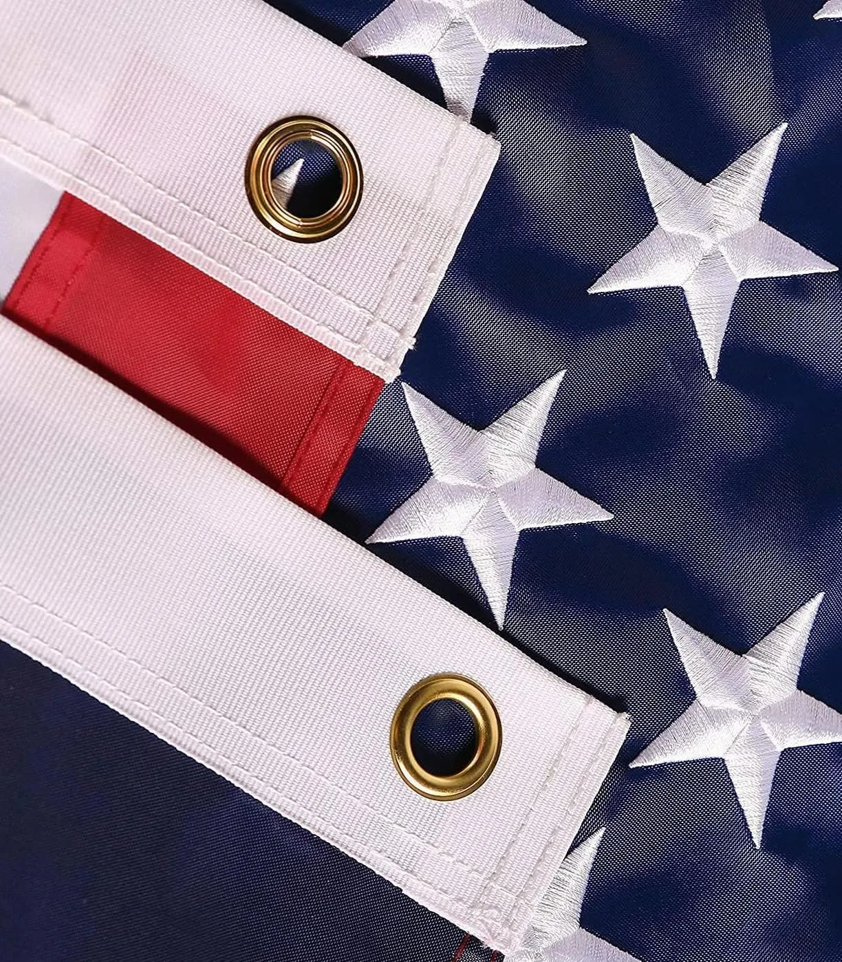 American Flag with Pole Kit - Includes 6ft Tangle Free Metal Flag Pole,4x6 Embroidered US Flag,Mount Holder Bracket,for Outside House,Front Porch,Outdoor,Black