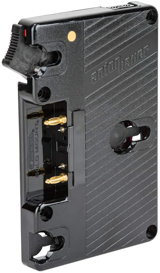 Anton Bauer Universal Compact Gold Mount Bracket Battery with Analog and Digital Run-Time Functionality
