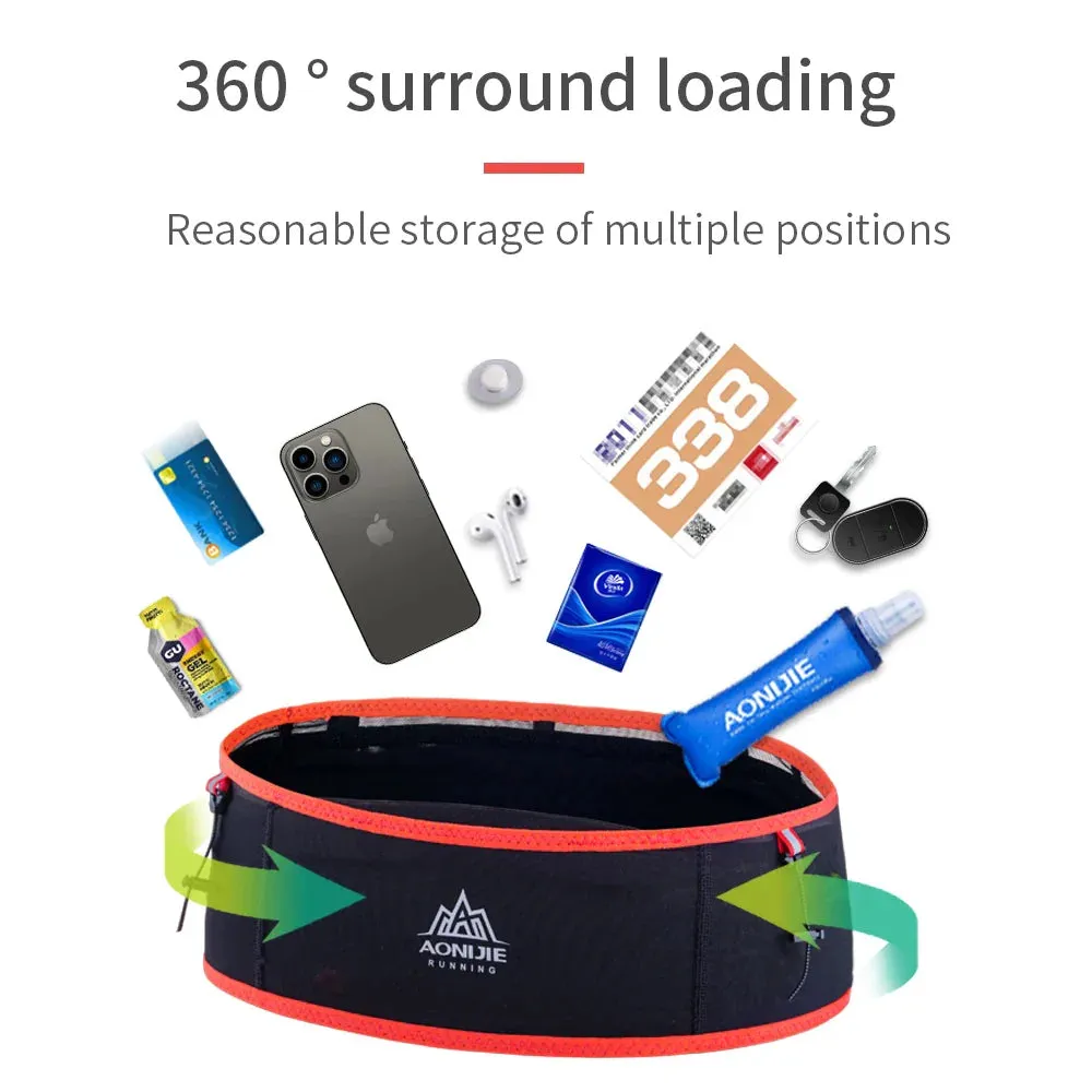 AONIJIE - Running Hydration Belt with 250ml Soft Flask - W938S