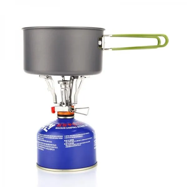 AOTU AT6312-A Super Lightweight Mini Pocket Outdoor Cooking Burner Folding Camping Gas Stove 3000W