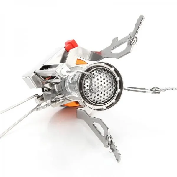 AOTU AT6312-A Super Lightweight Mini Pocket Outdoor Cooking Burner Folding Camping Gas Stove 3000W