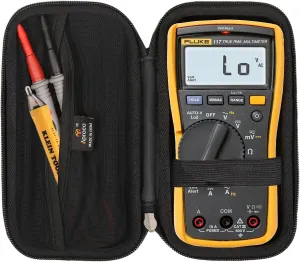 Aproca Portable Hard Storage Case, for Fluke 117 / Fluke 115 Digital Multimeter and Accessories