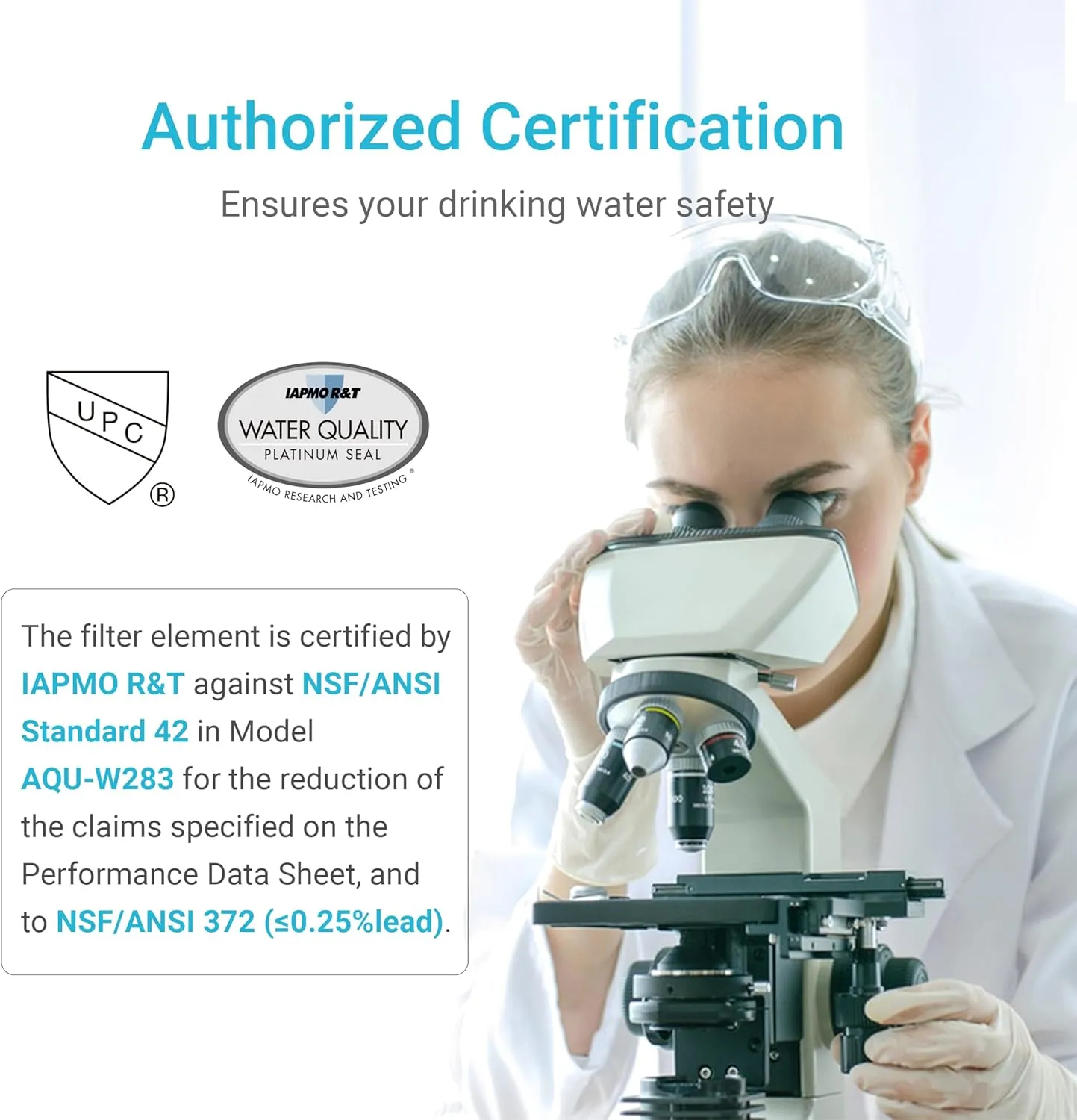 AQUA CREST 51300C Replacement Water Filter for Elkay® 51300C, [WITH CHIP] Compatible with Elkay® ezH20® and Halsey Taylor® Bottle Filling Stations, NSF/ANSI Certified, 3000 Gallons, 2 Count