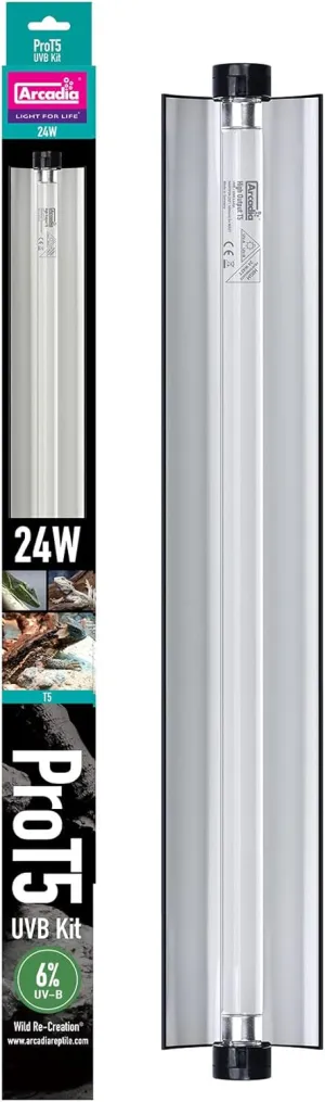 Arcadia Pro T5 UVB Lighting Kit - 24W - Forest