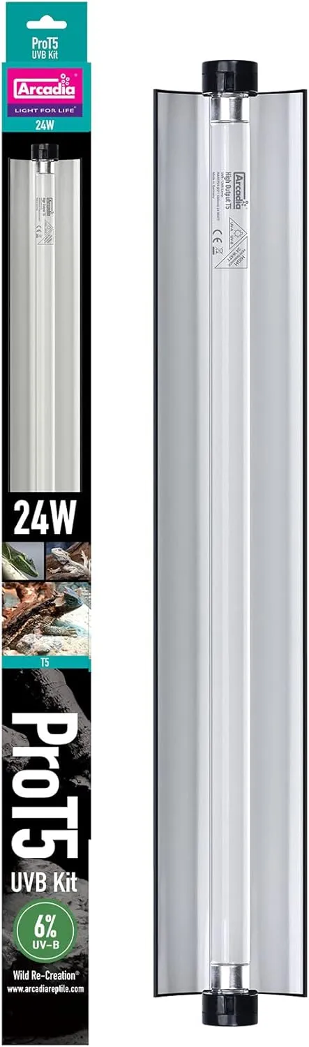 Arcadia Pro T5 UVB Lighting Kit - 24W - Forest