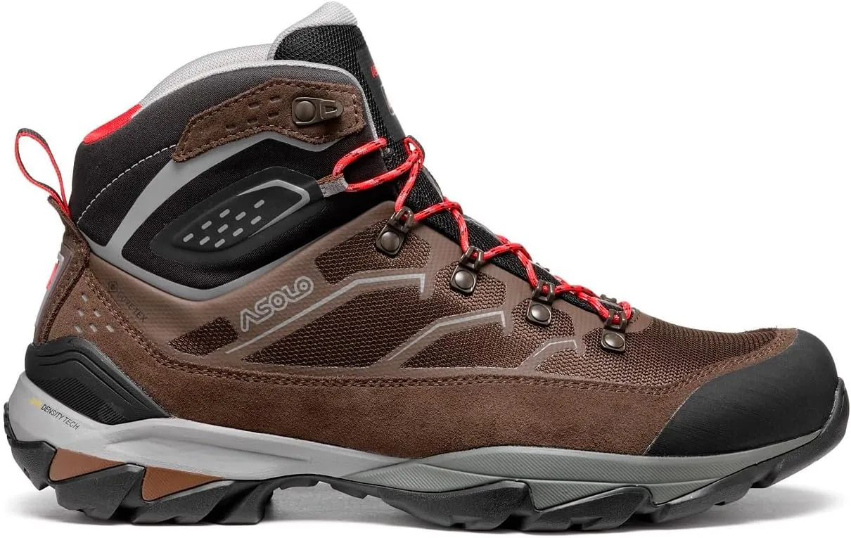 ASOLO Men's ACADIA MID GTX Lace-Up Ankle-High Outdoor Hiking Boots w/Water-Resistant Suede & Nylon Upper, Breathable Lining