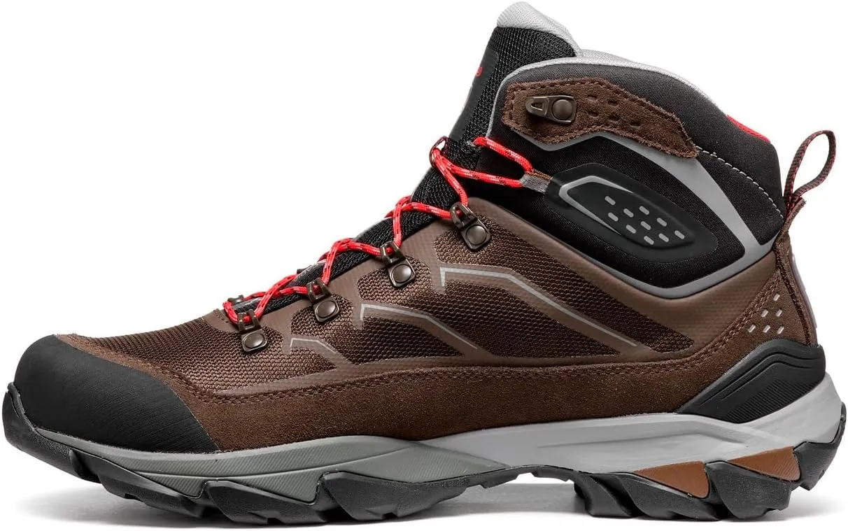 ASOLO Men's ACADIA MID GTX Lace-Up Ankle-High Outdoor Hiking Boots w/Water-Resistant Suede & Nylon Upper, Breathable Lining