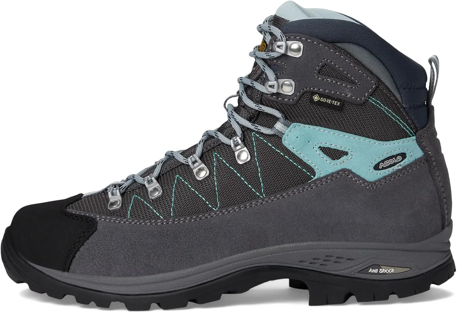 ASOLO Women's FINDER GV Water-Resistant Breathable Lightweight Cushioned Suede Low Ankle Trekking Hiking Boots | Leather Cap