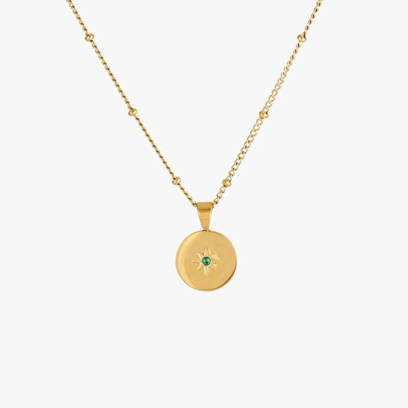 ATOLEA Compass Necklace