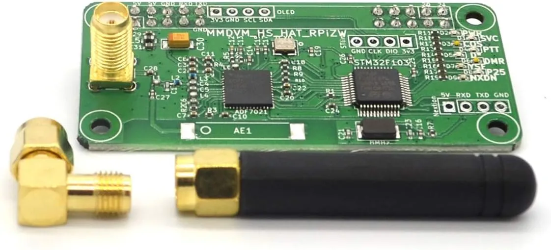 AURSINC MMDVM Hotspot Board (V1.5.2)   Antenna Support UHF VHF Support P25 DMR YSF DSTAR NXDN POCSAG for Raspberry Pi-Zero W, 2W, Pi 3, 3B, 3B  , 4