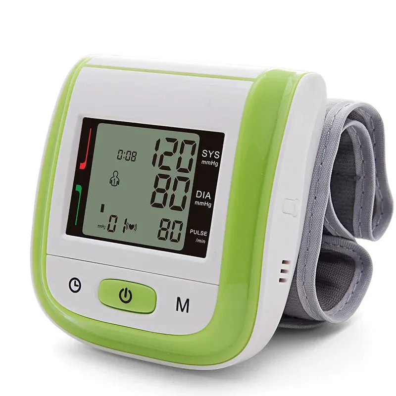 Automatic Wrist Digital Blood Pressure Monitor Digital Pulse Meter