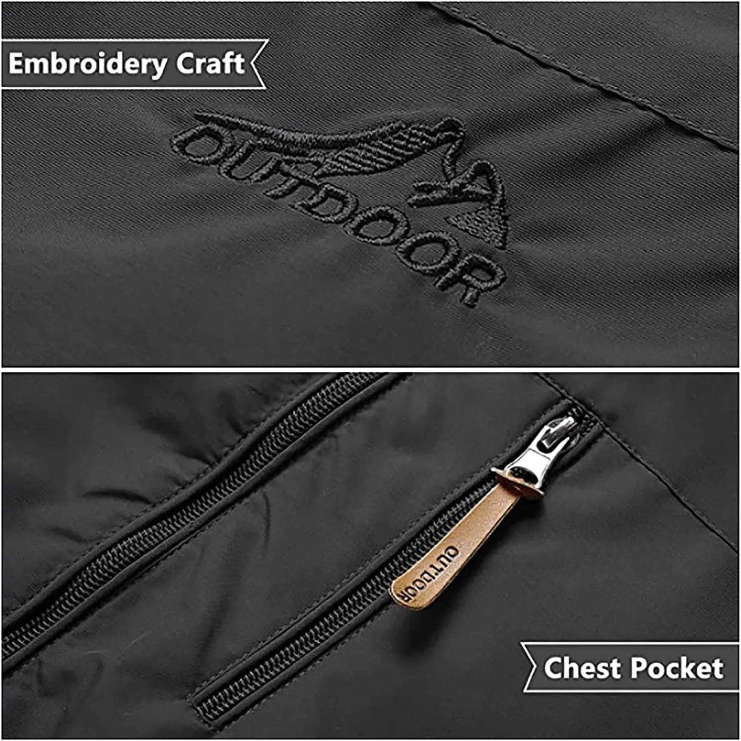 Autumn Jacket, Men's Jacket, Transitional Jacket, Stand-up Collar, Light Jacket, Winter Jacket
