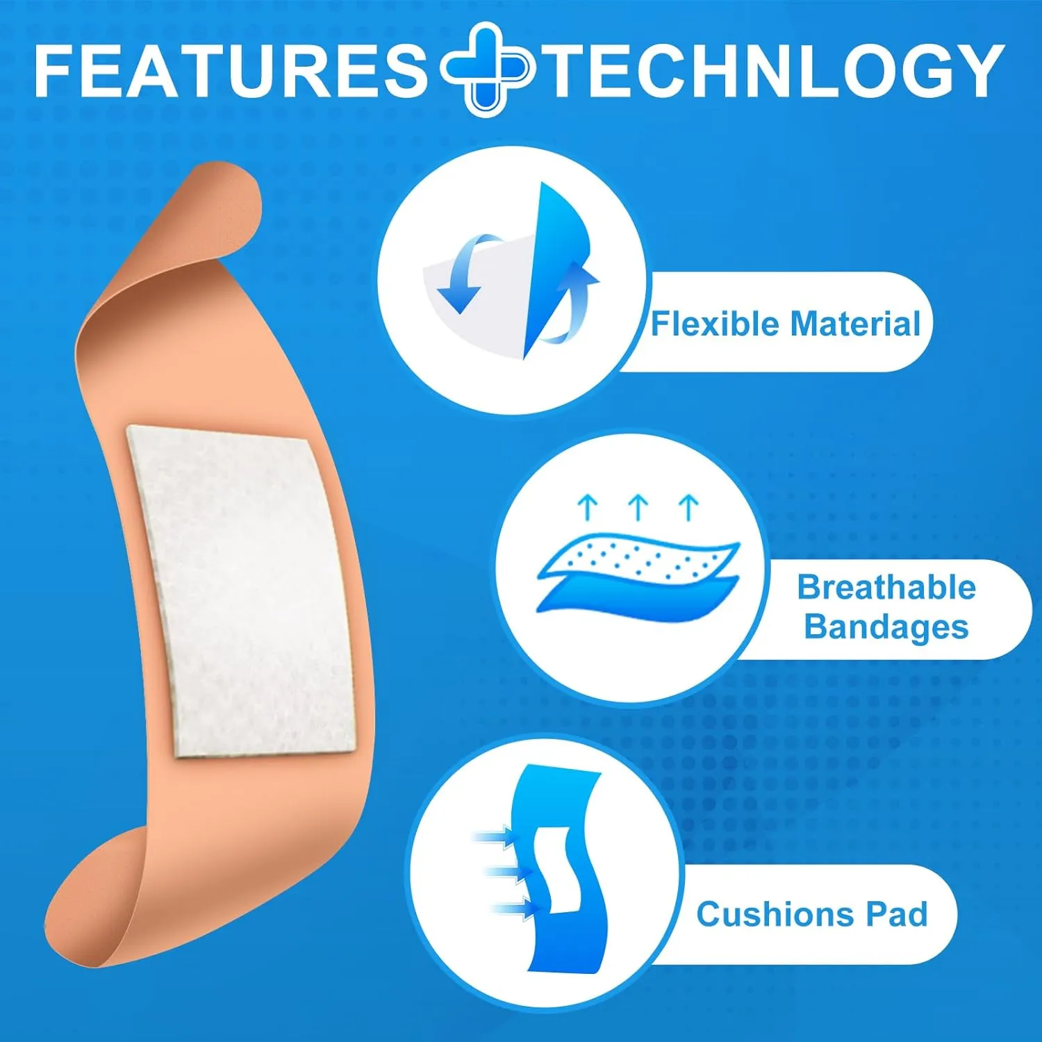 Bandage Variety Pack - 800 Pcs Assorted, Large Adhesive Fingertip, Waterproof Breathable for First Aid and Protect Wounds (10 Styles)