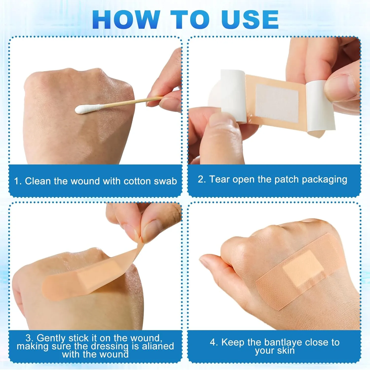 Bandage Variety Pack - 800 Pcs Assorted, Large Adhesive Fingertip, Waterproof Breathable for First Aid and Protect Wounds (10 Styles)