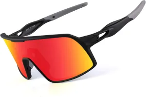 BangLong Polarized Cycling Glasses Sports Sunglasses, UV400 Protection, Men Women Running Fishing Driving Baseball Glasses