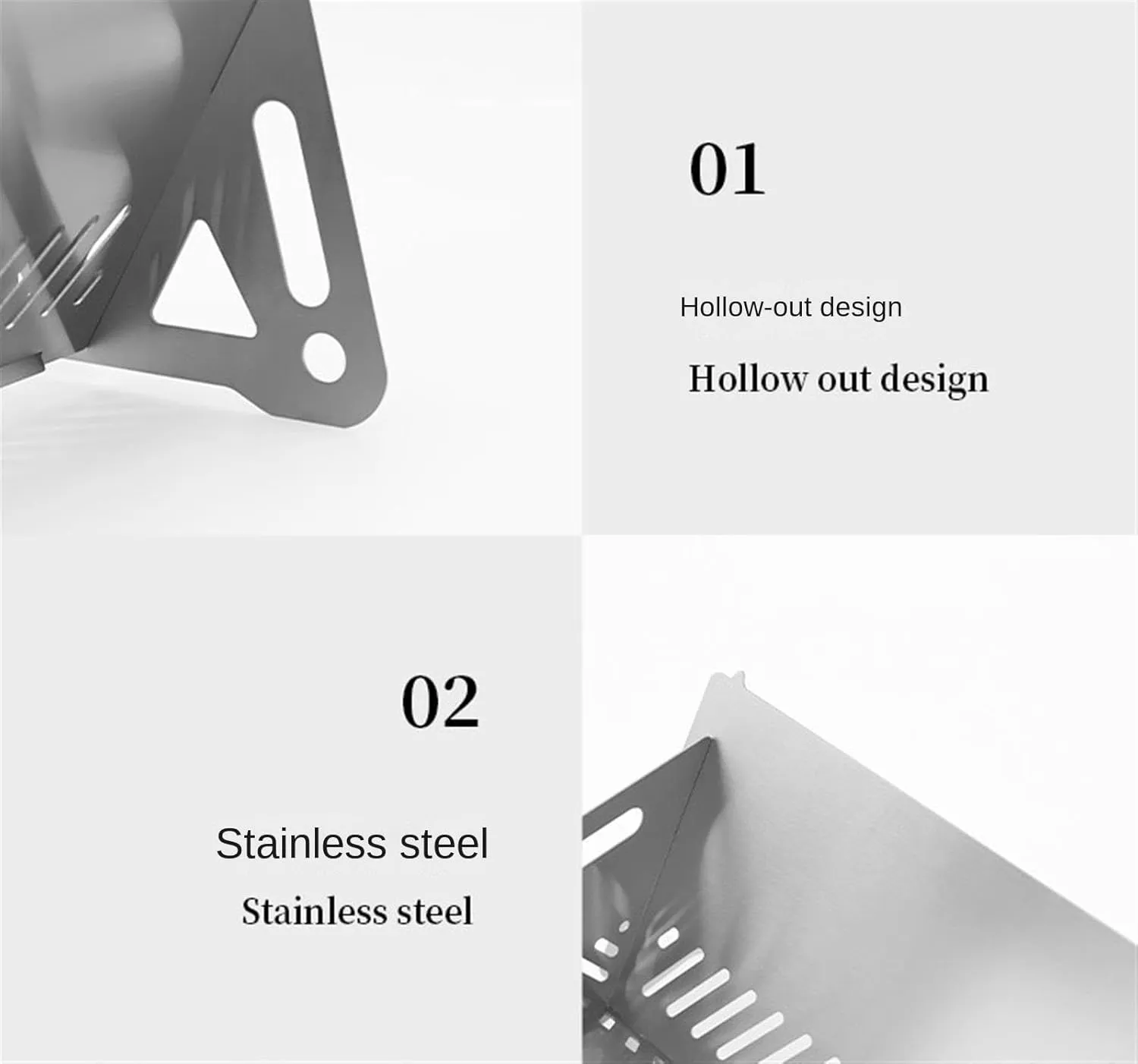 Bbq Grill Portable Camping Grill BBQ Grill Tabletop For Camping Patio Outdoor Stainless Steel