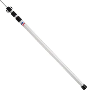 BCcamping player's first choice Thicken Aluminum Alloy Tent Pole Adjustable Tent Support Rod Beach Shelter Tarp Awning Pole Replacement Poles Camping Hiking Camping bracket(Silver 1pc 230cm)