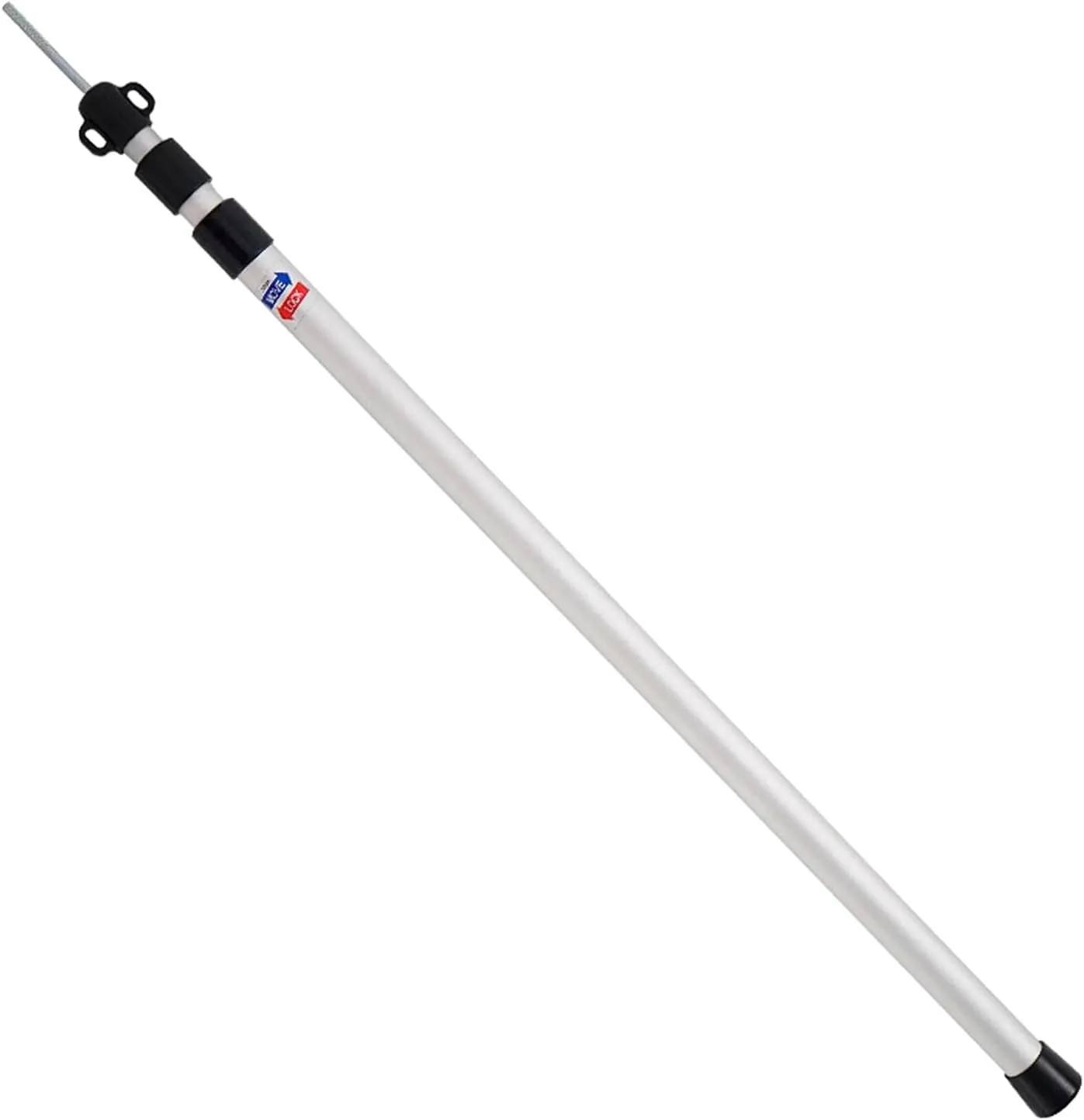 BCcamping player's first choice Thicken Aluminum Alloy Tent Pole Adjustable Tent Support Rod Beach Shelter Tarp Awning Pole Replacement Poles Camping Hiking Camping bracket(Silver 1pc 230cm)
