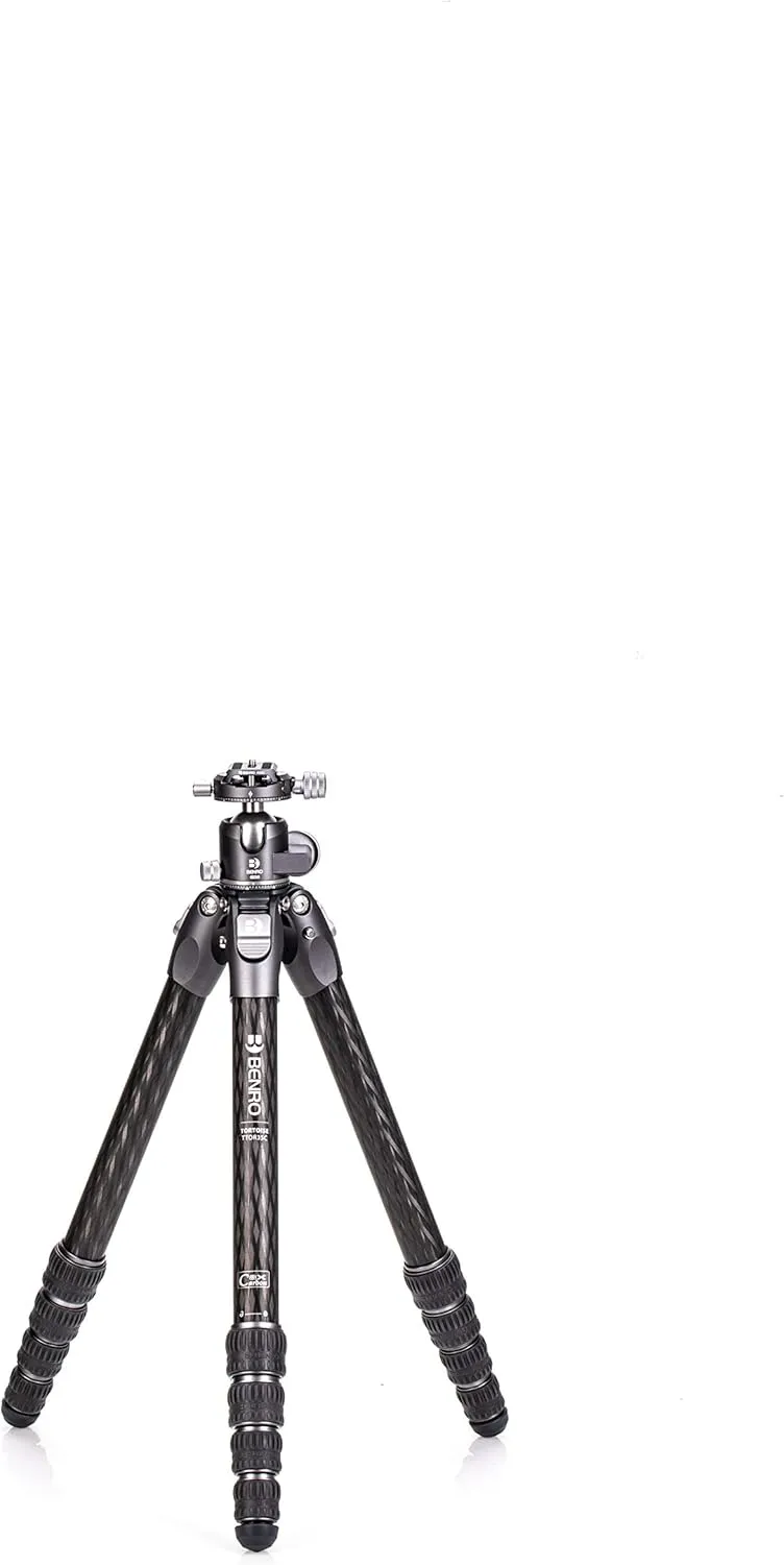 Benro Tortoise Columnless Carbon Fiber Three Series Tripod Kit with GX35 Ball Head