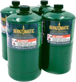 Bernzomatic 16 oz. Camping Propane Gas Cylinders (Pack of 8)