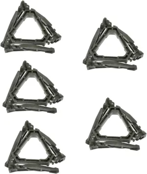BESPORTBLE 5pcs Folding Gas Tank Tripod Stand Outdoor Canister Holder for Camping Lightweight Support Bracket for Enhanced Stability Uneven