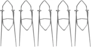 BESPORTBLE Fishing Rod Holders Fishing Pole Holders 5Pcs Fishing Rod Holder Metal Ground Support Stand Fish Pole Folding Holder Fishing Rod Holders Fishing Pole Holders