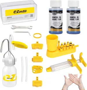 Bike Brake Bleed Kit for Magura Hydraulic Disc Brakes,for Magura MTB Road Bicycle Brakes Bleed Kit - 120ml Mineral Oil Included