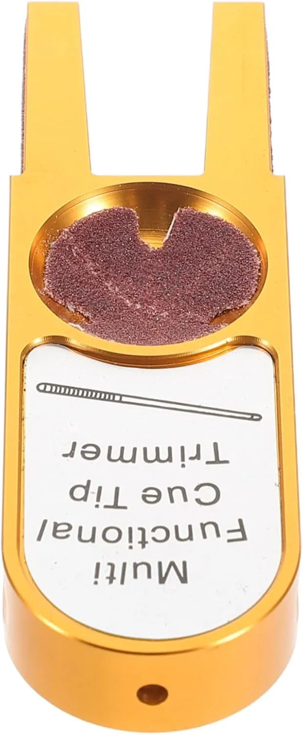 Billiards Pool Tip Shaper Tip Repair Kit Compact and Portable for Quick Maintenance