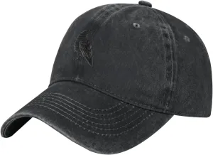 Black Raven Trucker Hat for Men Women Denim Baseball Cap Dad Hat Golf Hats