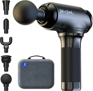 BOB AND BRAD T2 Massage Gun, Deep Tissue Percussion Muscle Massage Gun for Back and Neck, Upgraded 4000 mah Battery, Handheld Electric Back Massager for Athletes Pain Relief, FSA and HSA Eligible