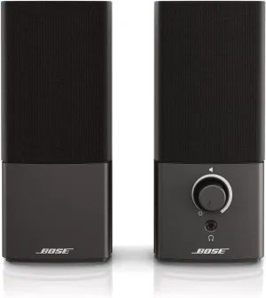 Bose Companion 2 Series III Multimedia Speakers - for PC (with 3.5mm AUX & PC Input) Black