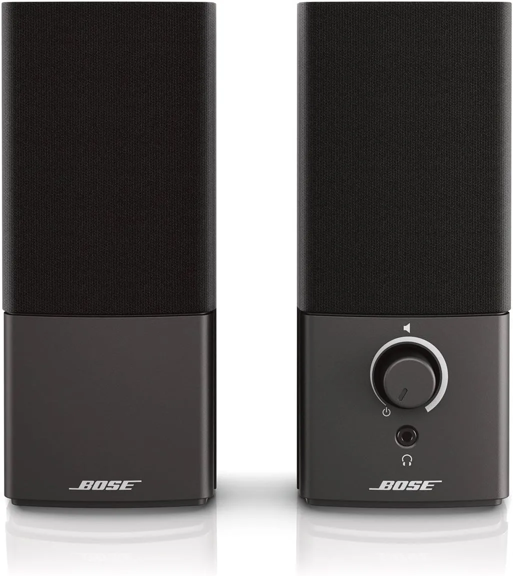 Bose Companion 2 Series III Multimedia Speakers - for PC (with 3.5mm AUX & PC Input) Black