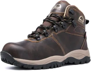 Brown Oak Womens Waterproof Lightweight Trekking Camping Backpacking Shoes Work Hiking Boots