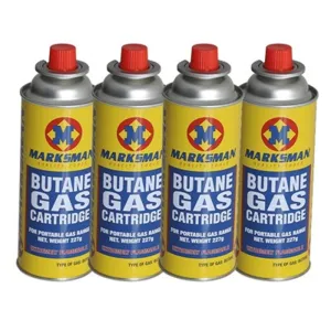 Butane Gas Cartridges (Pack of 4) 68238c