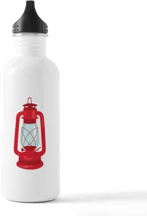 CafePress Camping Lantern Water Bottle 1.0L (34 oz) Stainless Steel Water Bottle