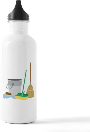 CafePress Cleaning Supplies Water Bottle 1.0L (34 oz) Stainless Steel Water Bottle