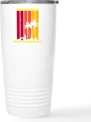 CafePress South Carolina Springmaid Beach Mugs 20 oz. Insulated Stainless Steel Coffee Tumbler