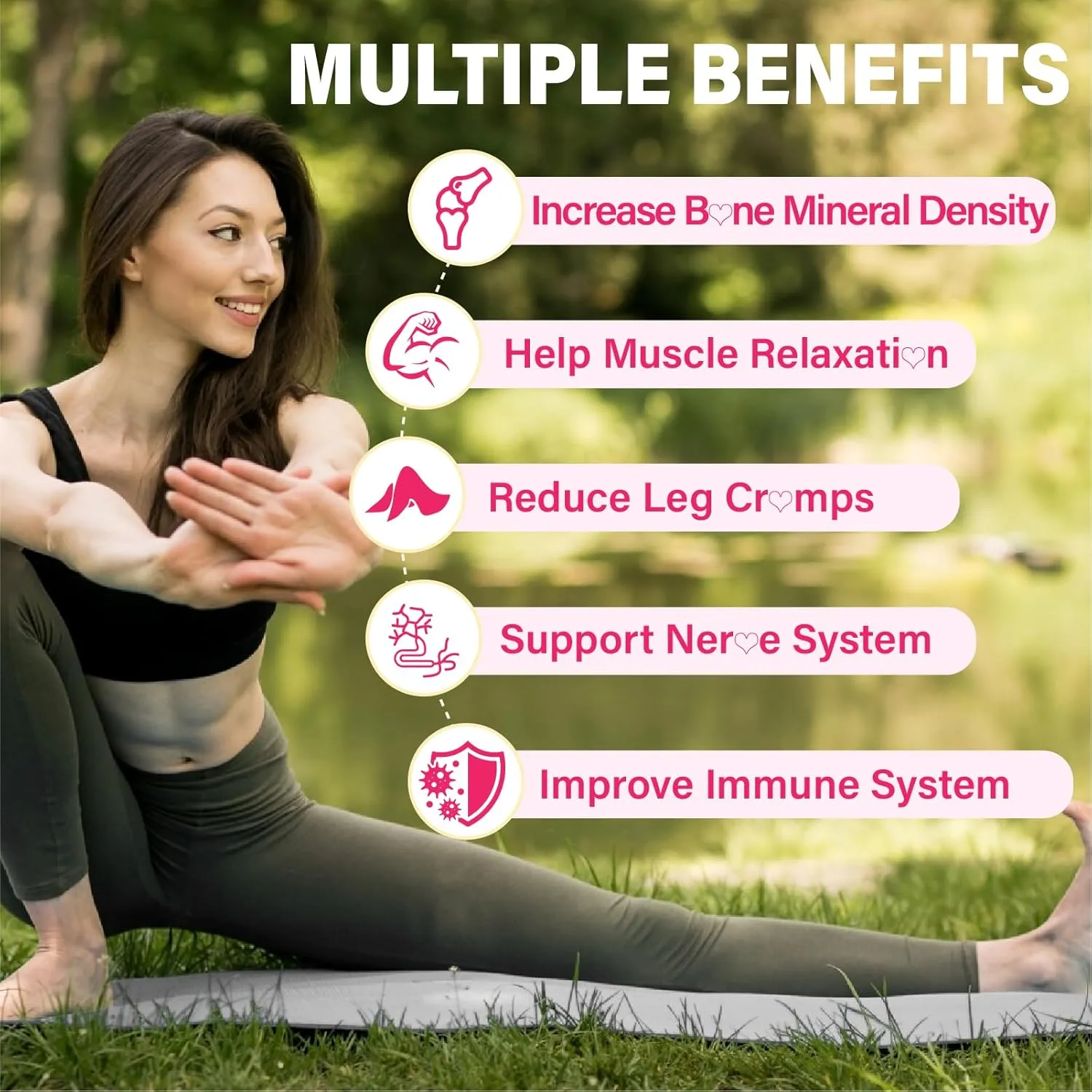 Calcium Citrate Gummies 1200 mg for Adults: Ultimate Absorption Calcium Supplement for Women & Men - Easy to Digest, Vegan - Supports B0ne Strength, Muscle, Immune