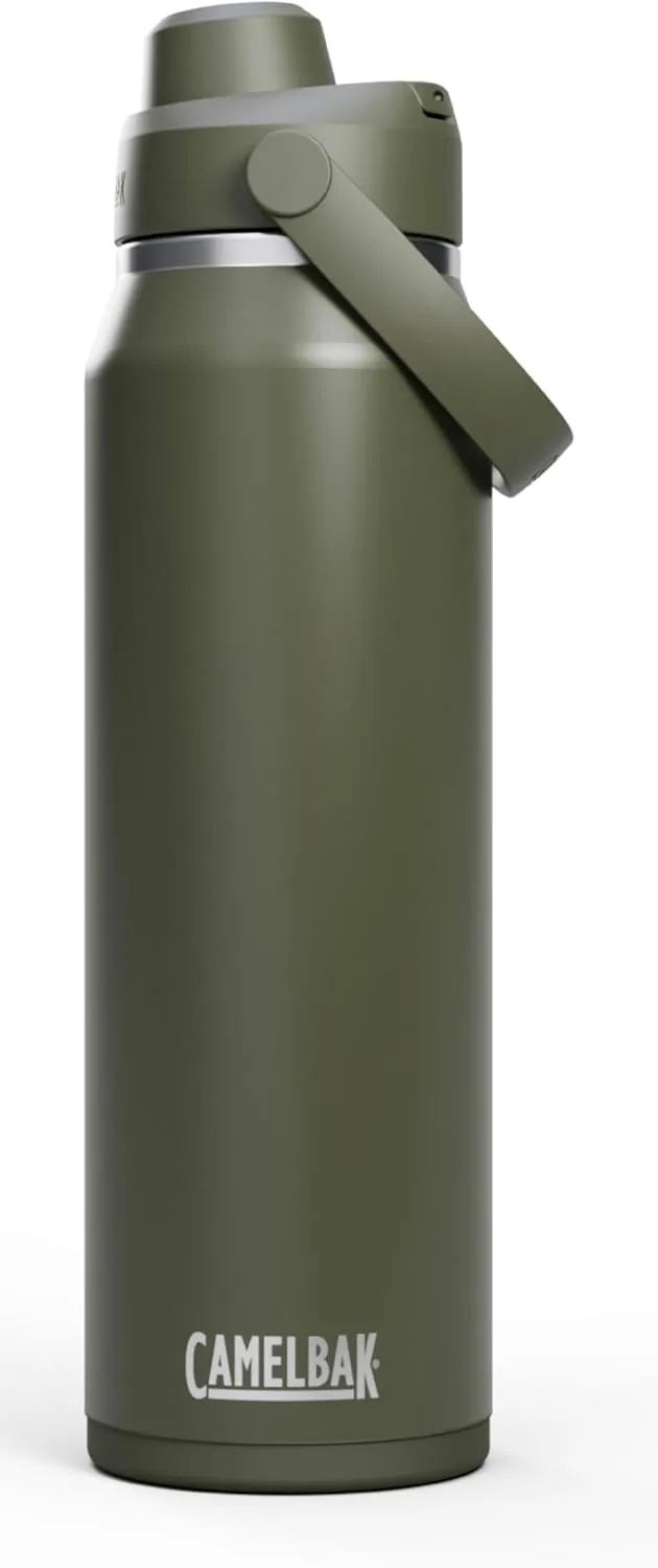 CamelBak Thrive Chug Water Bottle 32oz - Insulated Stainless Steel, Moss