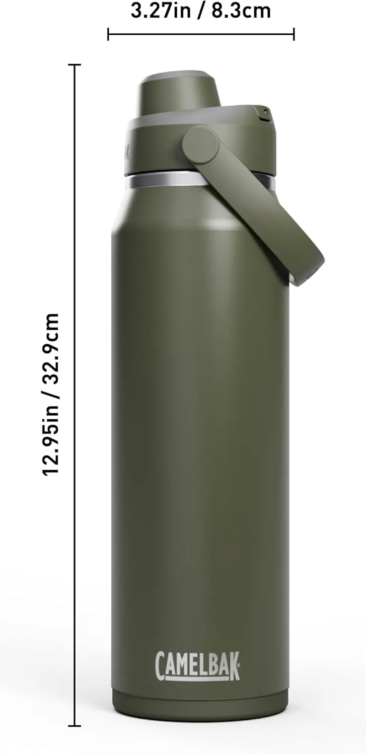 CamelBak Thrive Chug Water Bottle 32oz - Insulated Stainless Steel, Moss