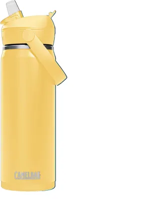 CamelBak Thrive Flip Straw Insulated Stainless Steel Water Bottle Yellow Bloom, 20oz
