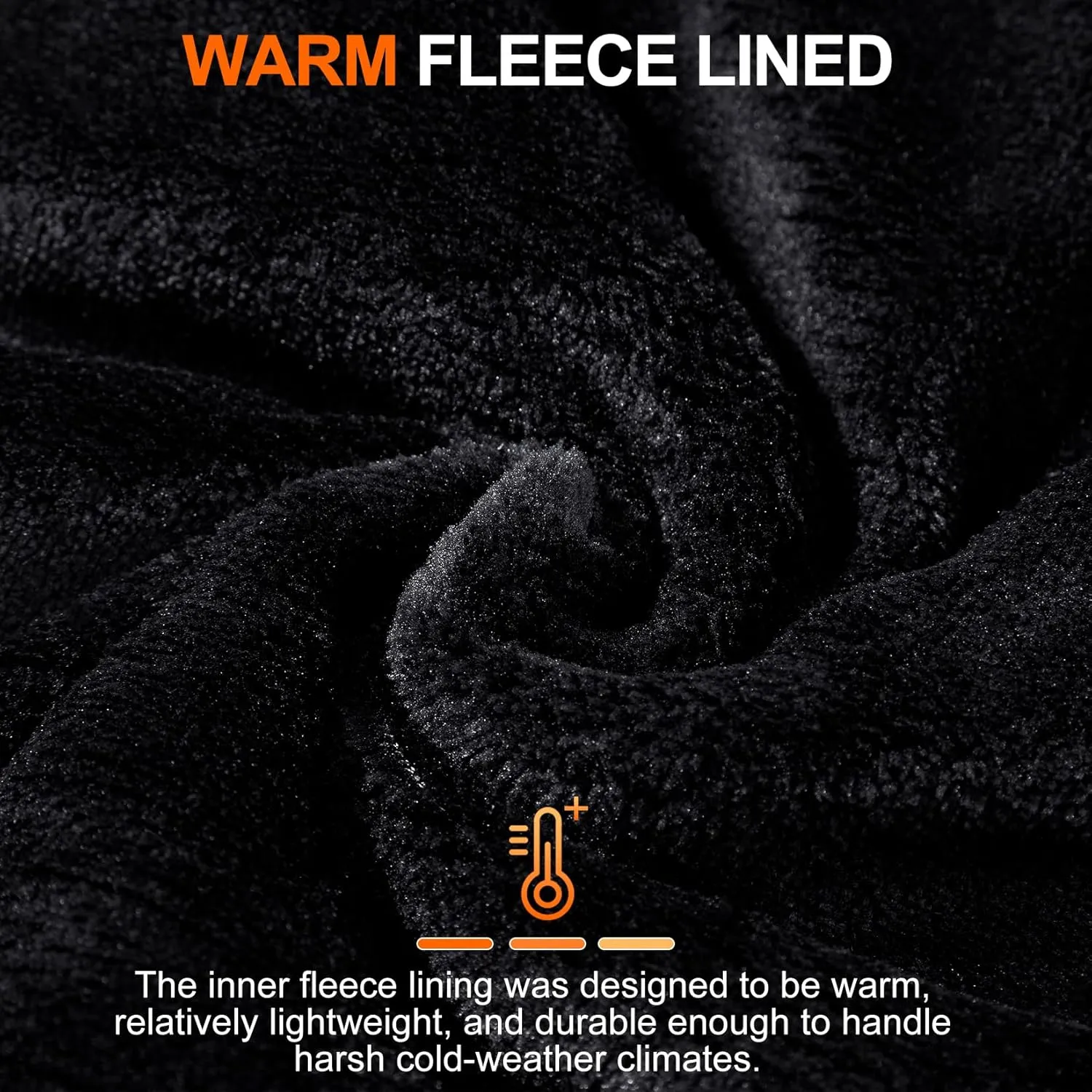 CAMELSPORTS Mens Winter Jacket Waterproof Warm Snow Ski Jackets Faux Fur Fleece Rain Coats with Removable Hood