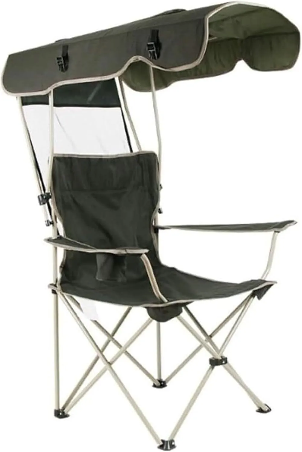 Camping Chair,Folding Camping Chair, Folding Rocking Chair with Awning Portable Zero Gravity Recliner for Lawn Camping Chair