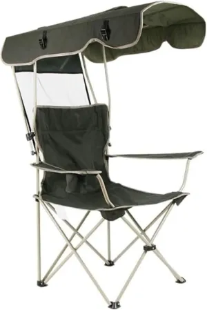 Camping Chair,Folding Camping Chair, Folding Rocking Chair with Awning Portable Zero Gravity Recliner for Lawn Camping Chair