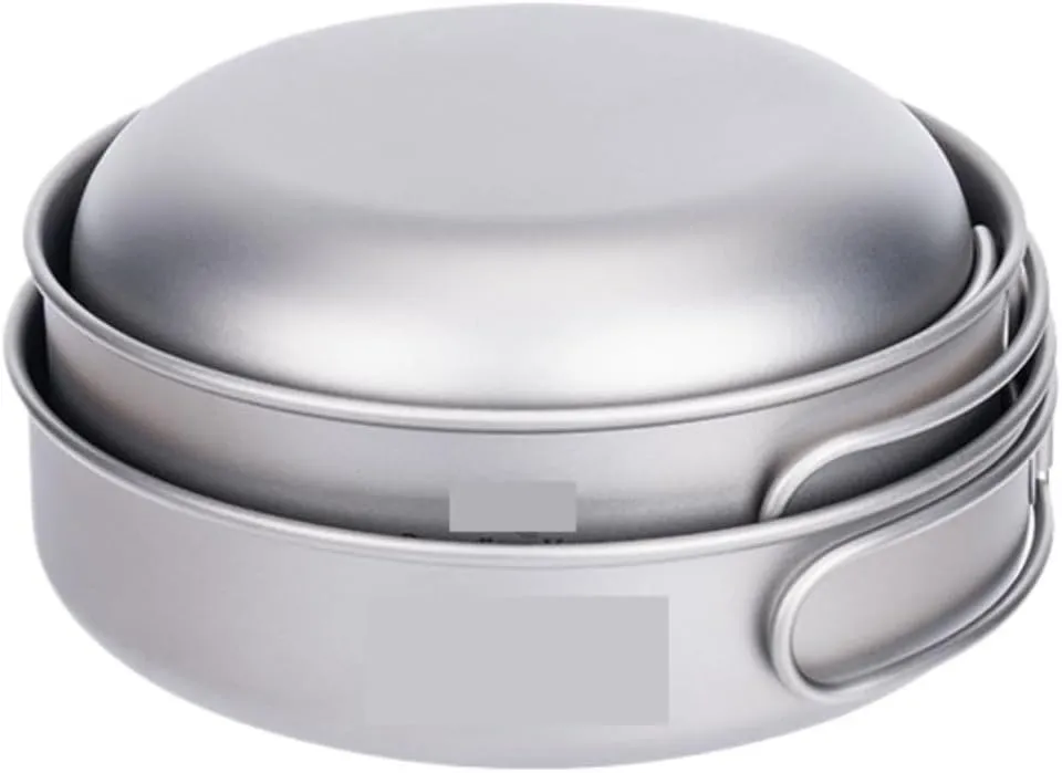 Camping Cookware, Outdoor Cookware Set Camping Folding Frying Pan Frying Pan Camping Cookware Pot Portable Stove